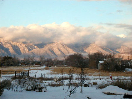 firstsnowsunset