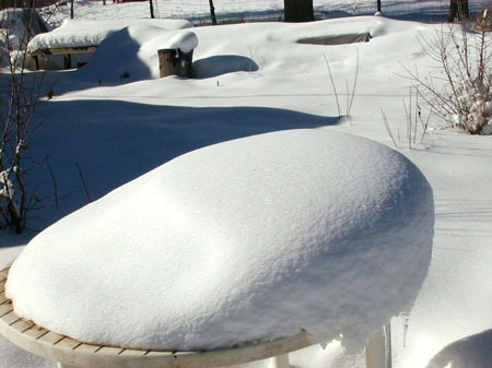 snowbathing